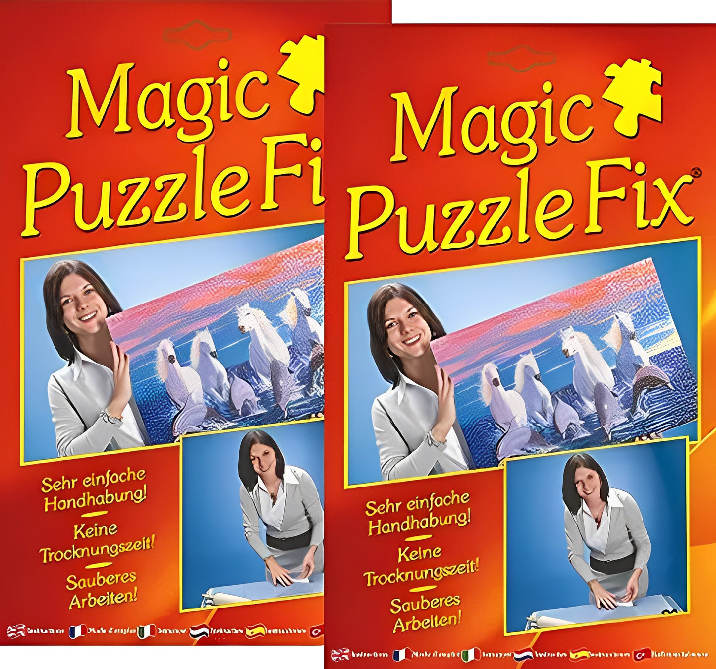 Magic Puzzle Fix. Puzzle Fix (2er-Set). Puzzle Kleber. Puzzle Klebefolie